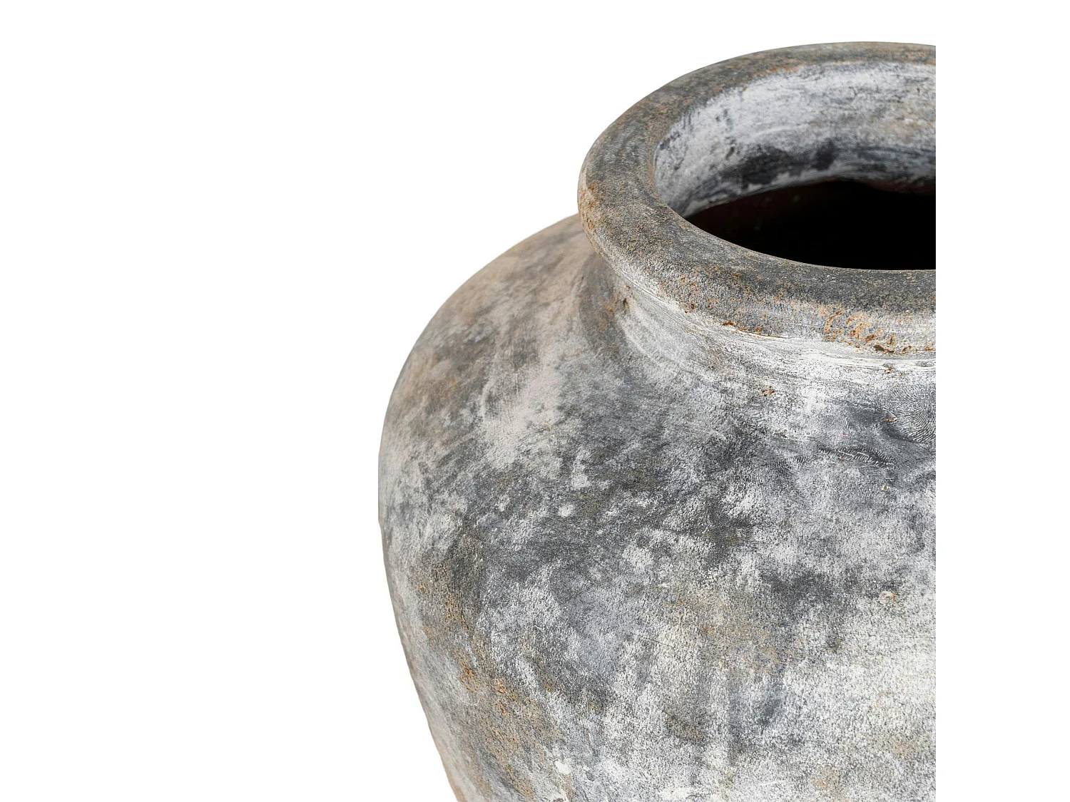 Vase décoratif vintage gris clair