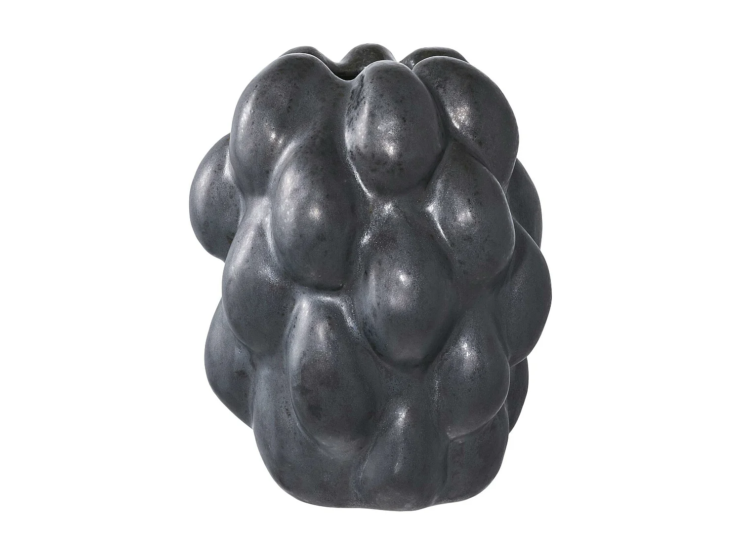 Vase décoratif noir organique