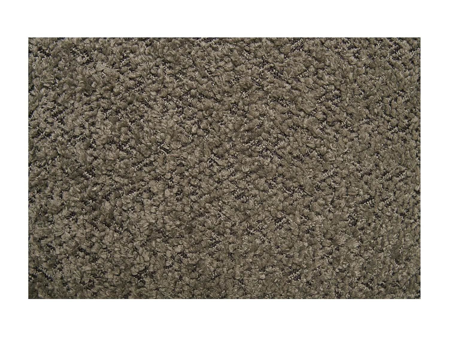 Pouf marron avec rangement, pieds en bois blond BRUGES