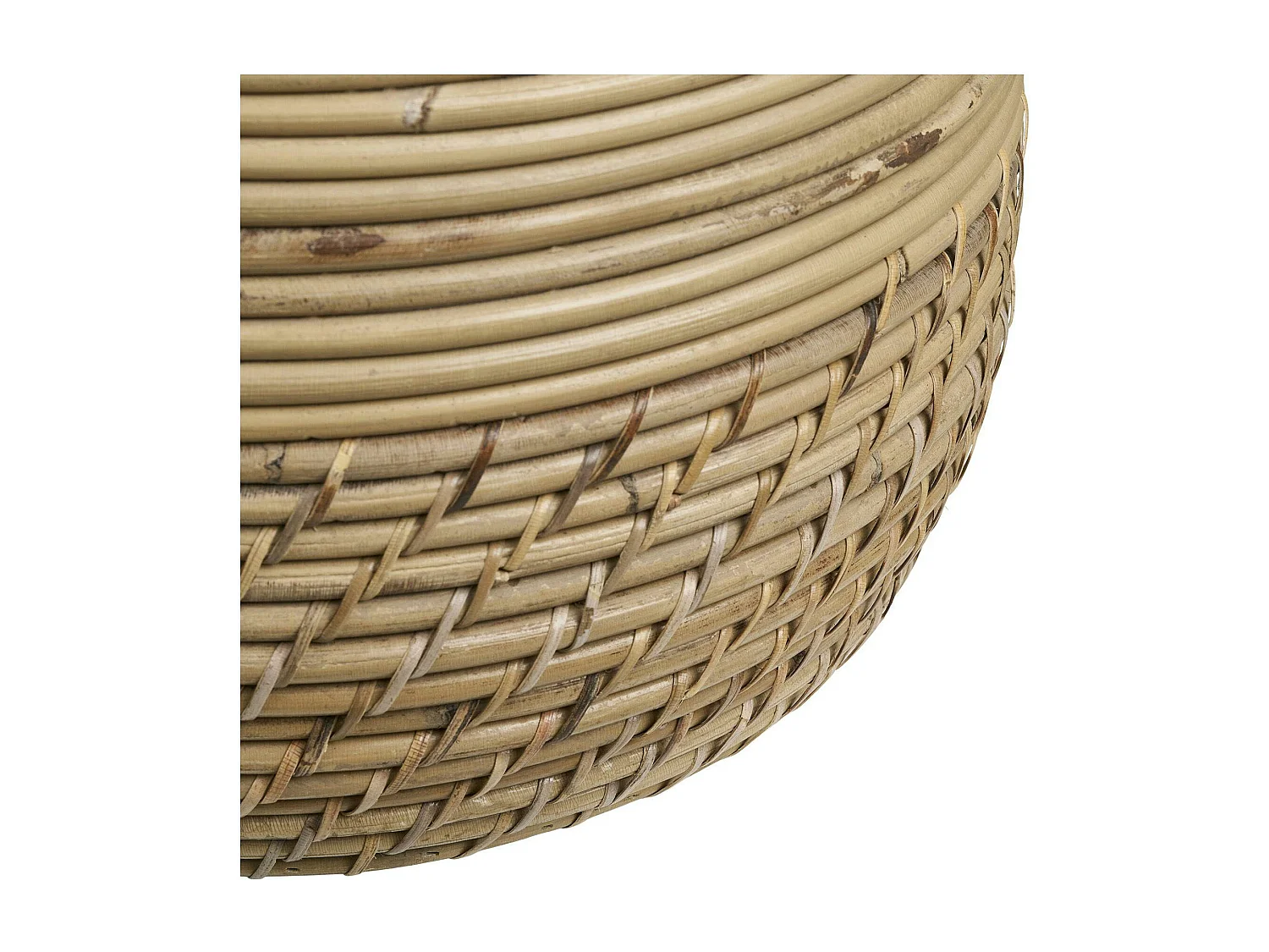 Cache-pot en rotin pour grandes plantes (lot de 2)