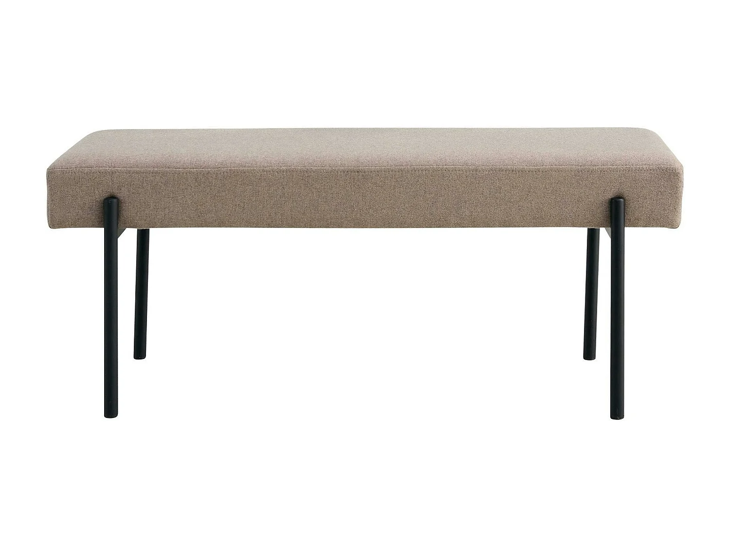 Banc d'entrée gris minéral, style moderne BRUGES