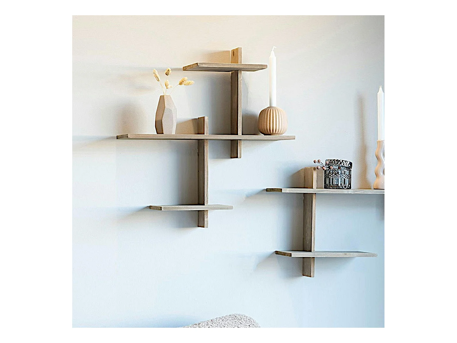 Etagère murale déstructurée en bois TALLINN