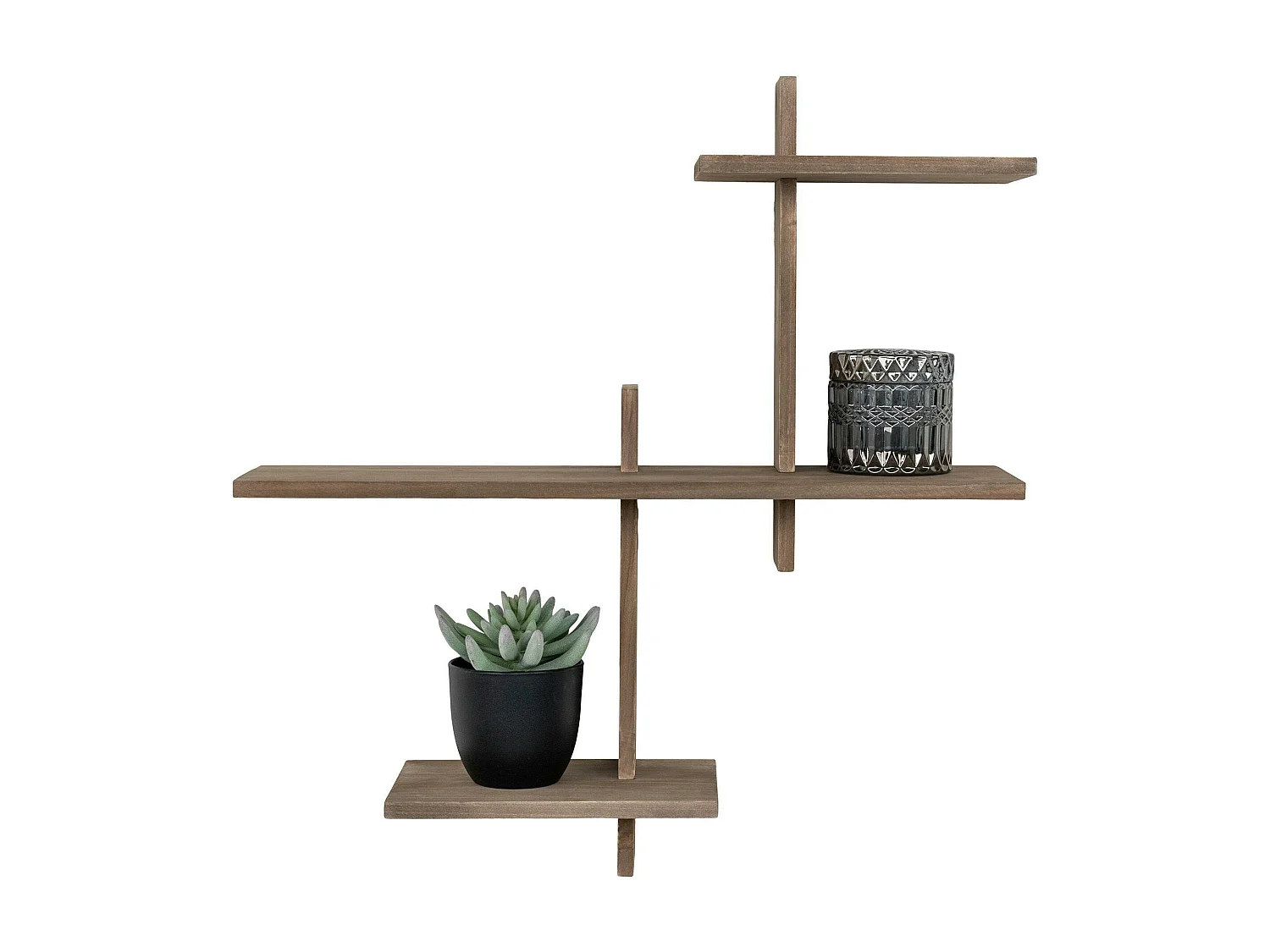 Etagère murale déstructurée en bois TALLINN