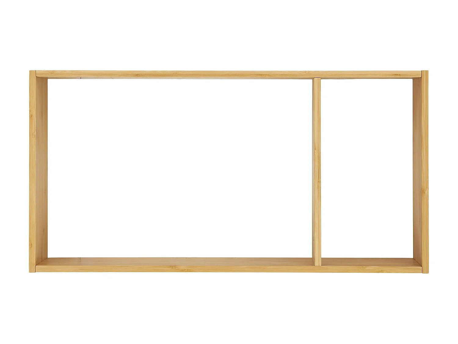 Etagère murale cadre en bambou, 2 espaces TALLINN