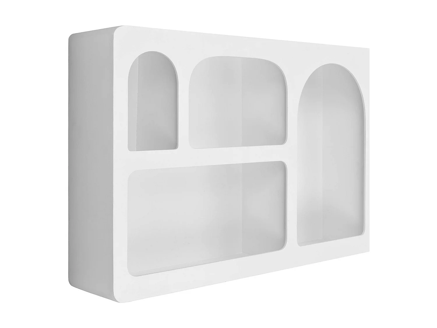 Etagère murale blanche, 4 niches TALLINN