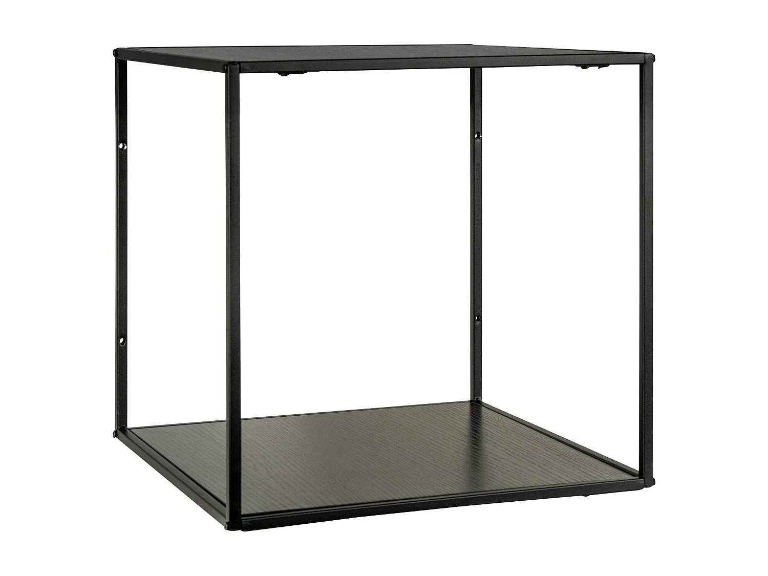 Etagère cube design en métal noir TALLINN
