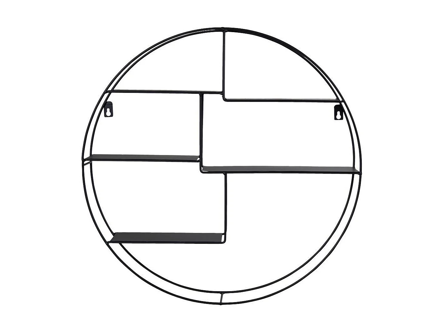 Etagère murale ronde déstructurée Ø47 cm TALLINN