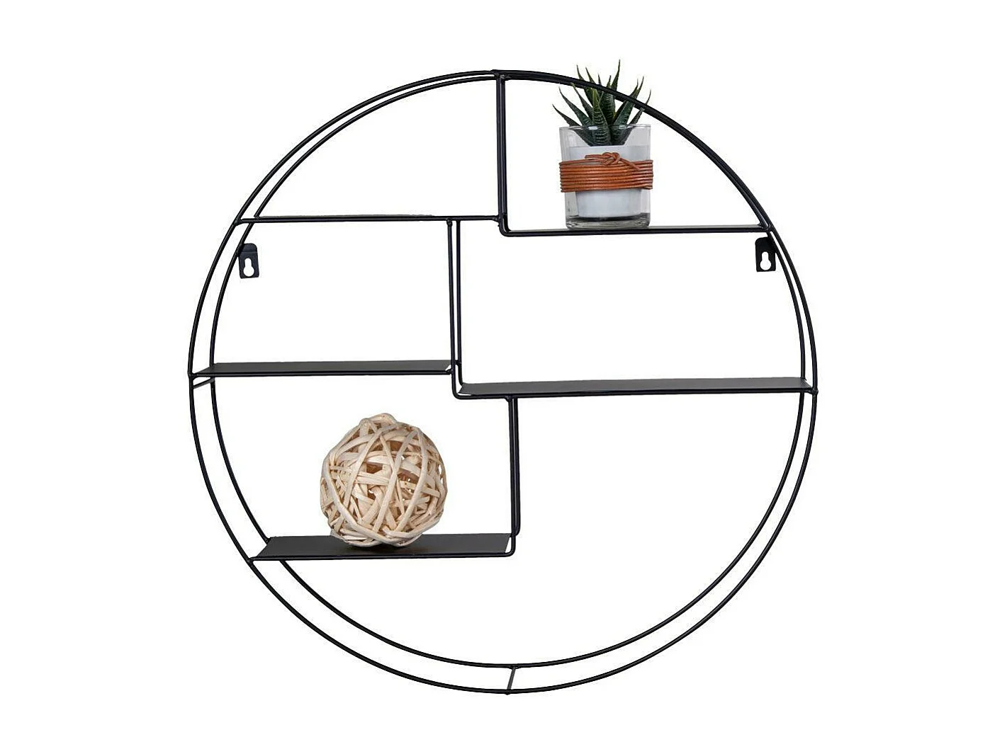 Etagère murale ronde déstructurée Ø47 cm TALLINN