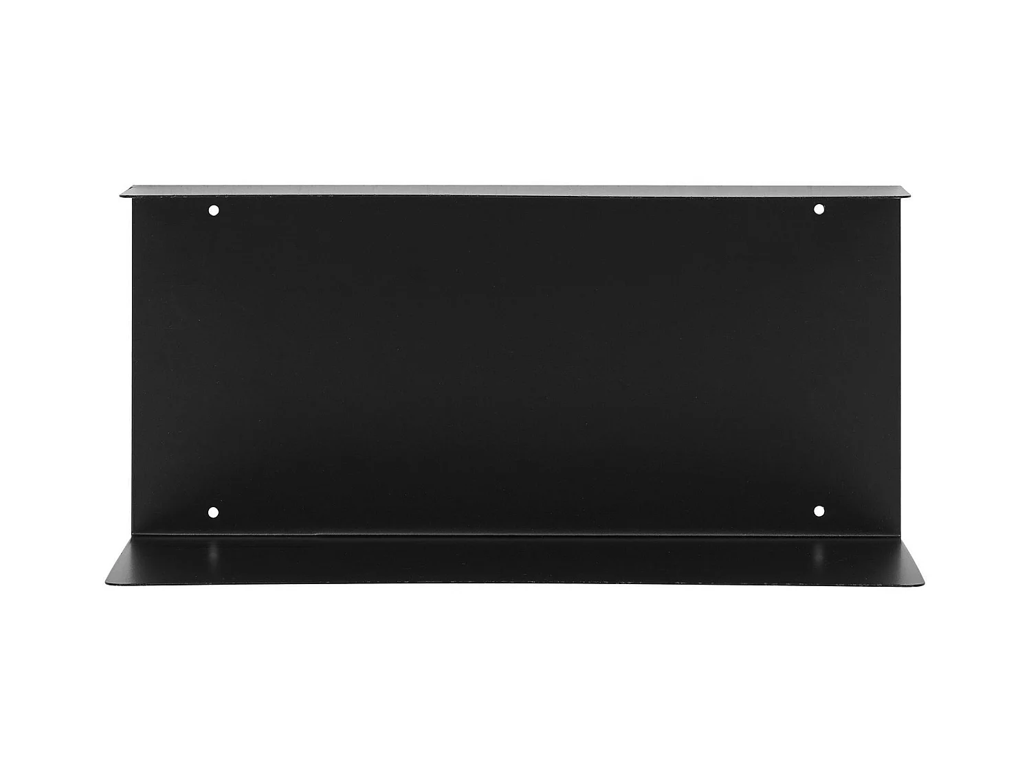 Etagère design en métal noir avec rebords TALLINN