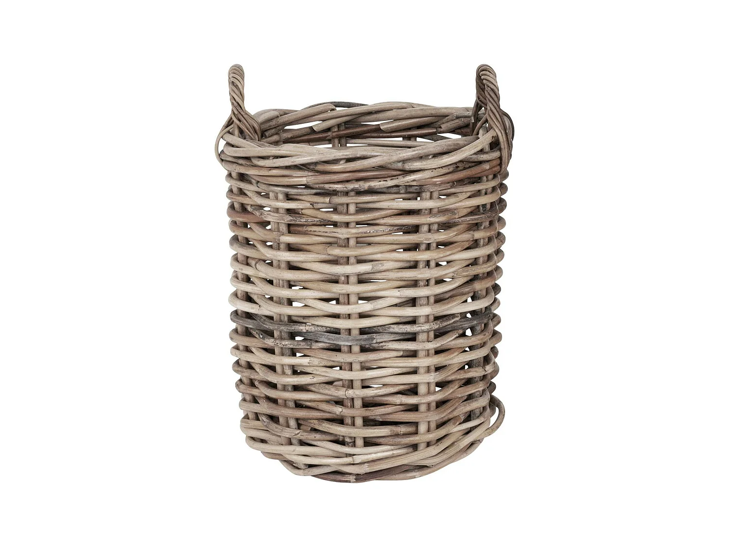 Cache-pot rond en rotin (lot de 2)