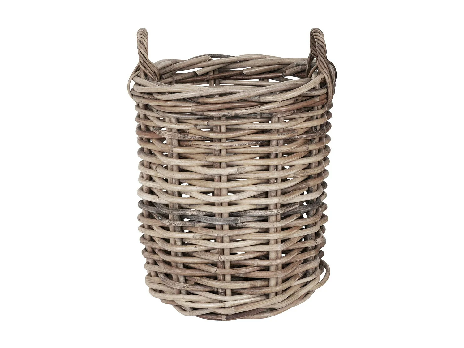 Cache-pot rond en rotin (lot de 2)