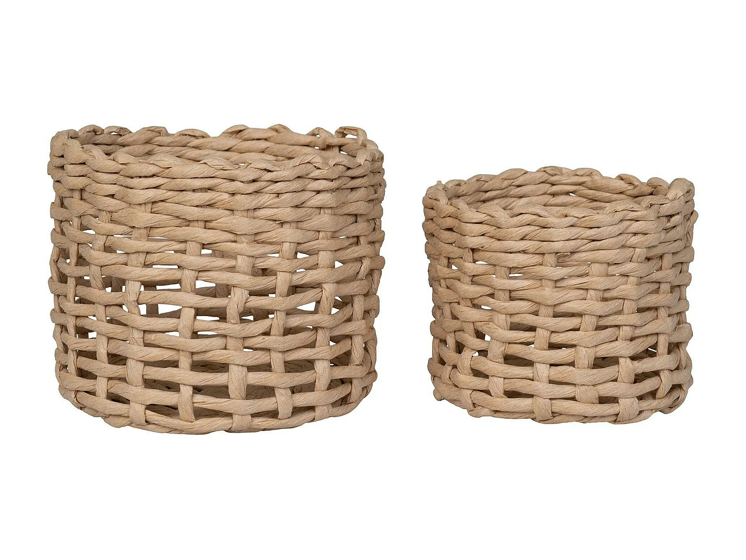 Panier cache-pot en papier (lot de 2)
