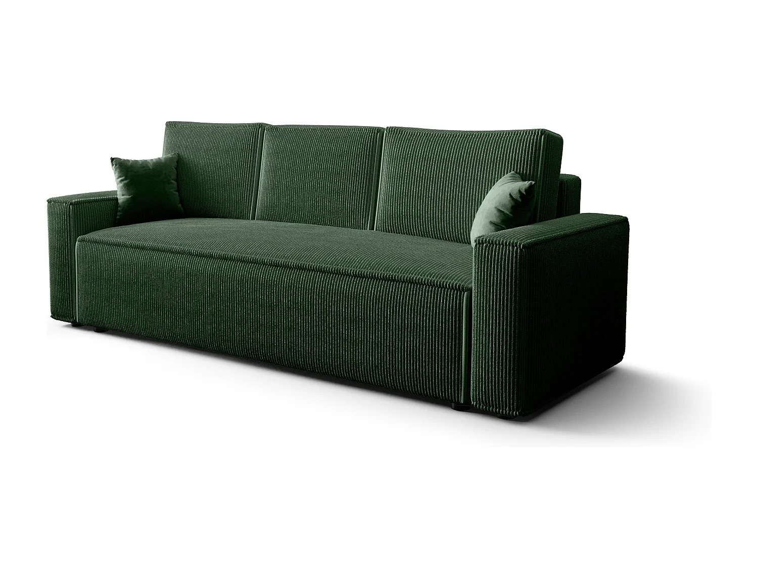 BEDANTE Sofa AMBRO Poso 14 mit Schlaffunktion, Grün, Sofa mit Stauraum, Bettkasten Wohnzimmersofa, Couch, Sofa, Bettsofa, Poso, Bettkasten, Bettcouch