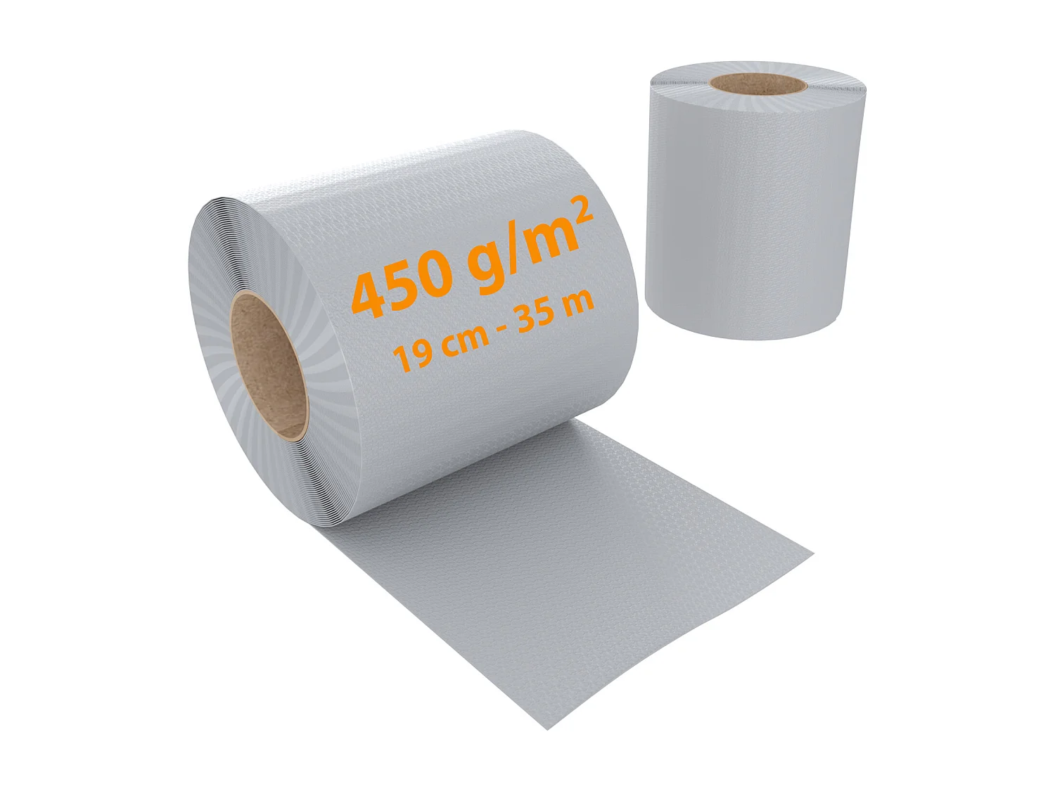 Schermo Privacy In PVC Per Recizioni A Doppia Sbarra Doppio Picchetto Rete Frangivista Per Terrazzo 450 g/m² 35 m x 19 cm Con Clip Di Fissaggio Grigio Chiaro