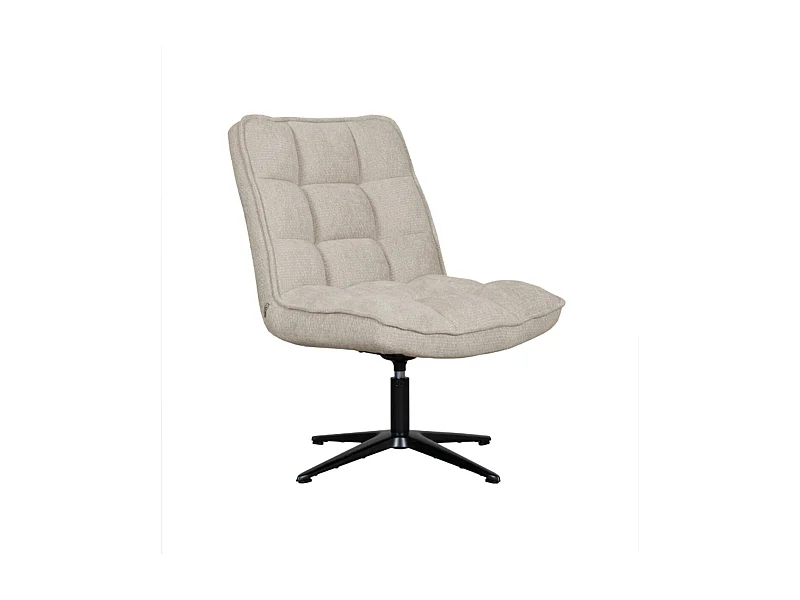 Fauteuil Vince - Argile - Tissu - 63x74x91 cm