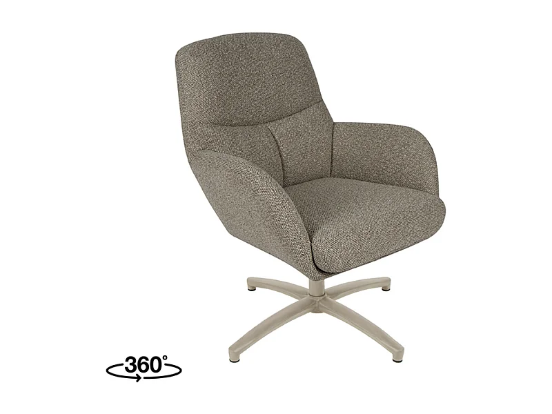 Chill Zone Sessel - Trüffelgrau - Bouclé