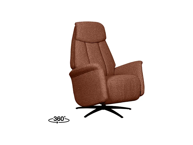 Sessel Oslo - Koralle - Boucle