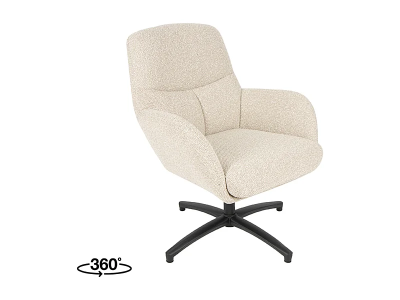 Fauteuil Chill Zone - Naturel - Boucle