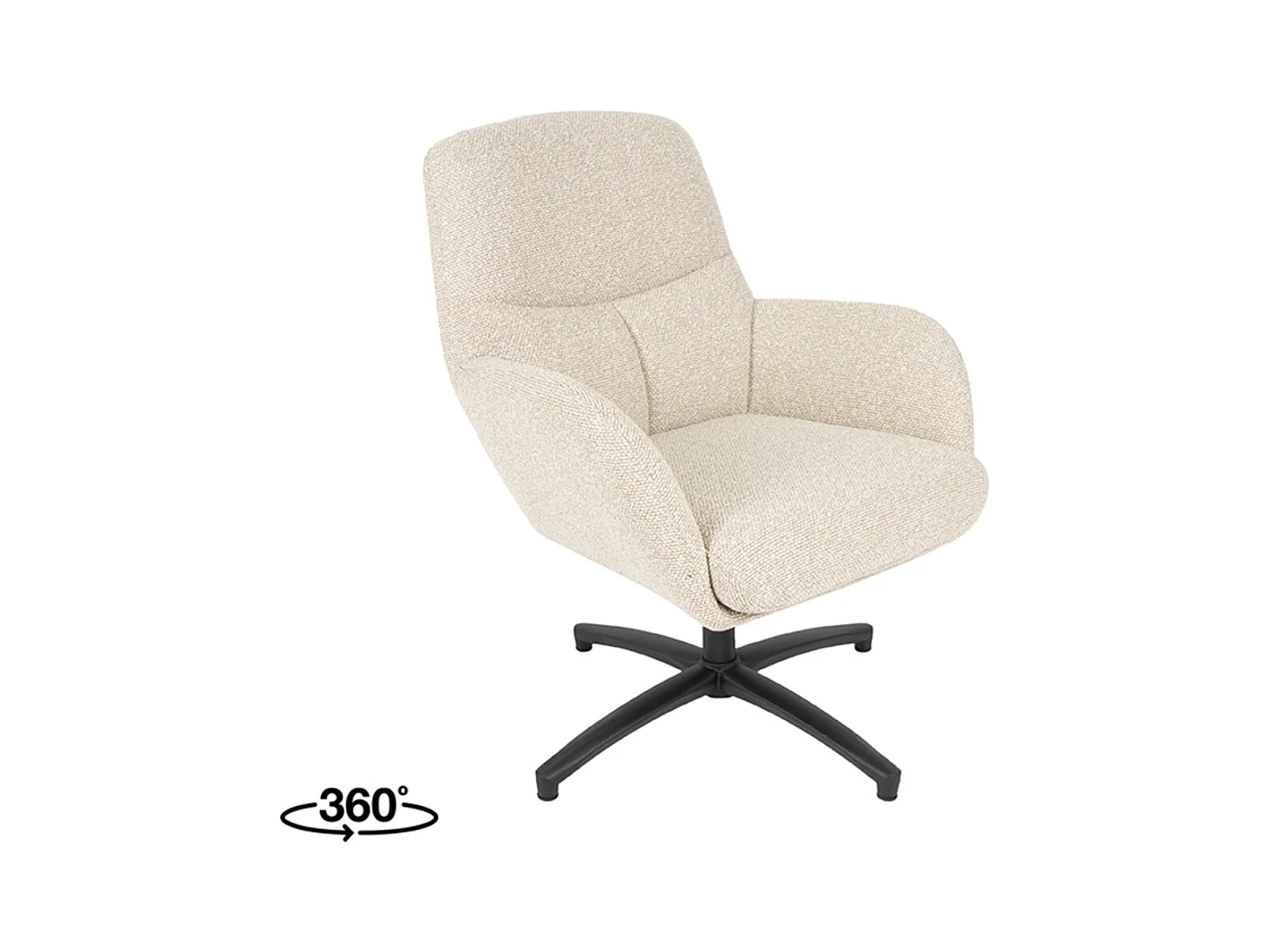 Fauteuil Chill Zone - Naturel - Boucle