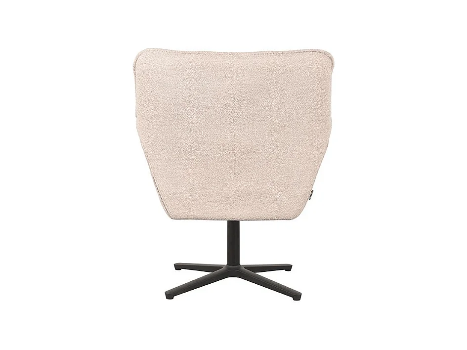 Fauteuil Ian 76x72x87 cm - Naturel - Boucle