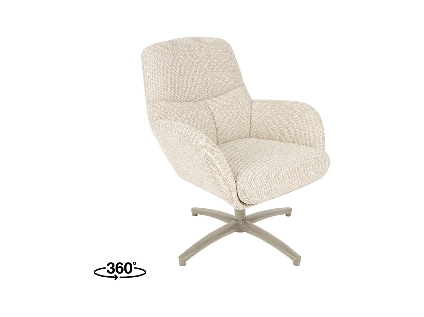 Fauteuil Chill Zone - Naturel - Boucle