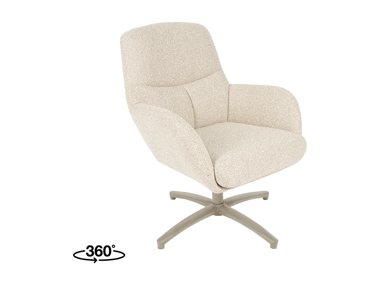 Fauteuil Chill Zone - Naturel - Boucle