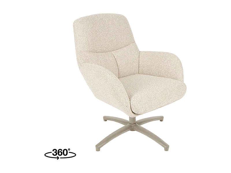 Fauteuil Chill Zone - Naturel - Boucle