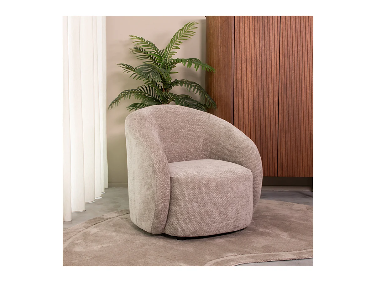 Sessel Alby - Stein - Stoff