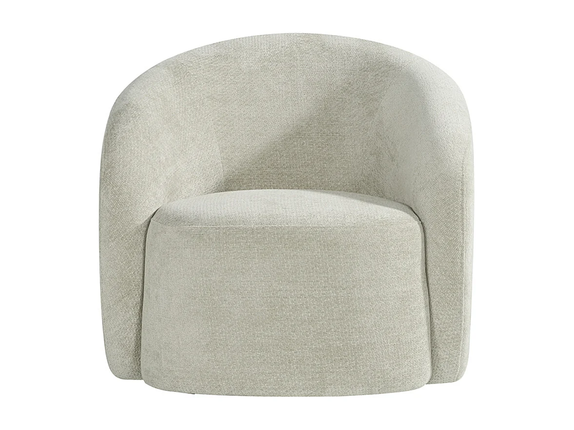 Fauteuil Alby - Naturel - Tissu