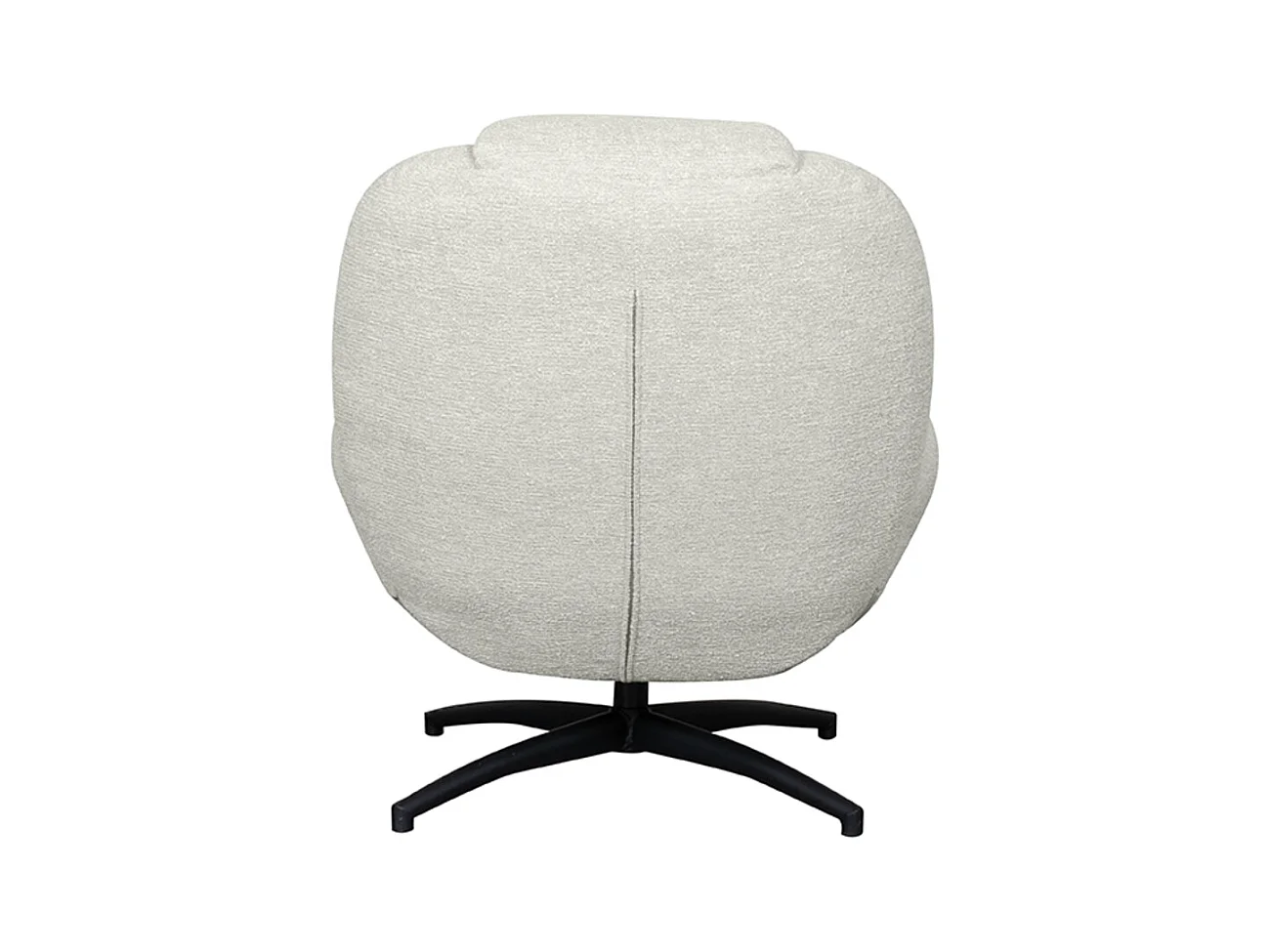 Fauteuil Clayton - Naturel - Stof