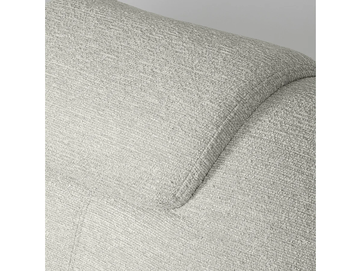 Fauteuil Clayton - Naturel - Stof