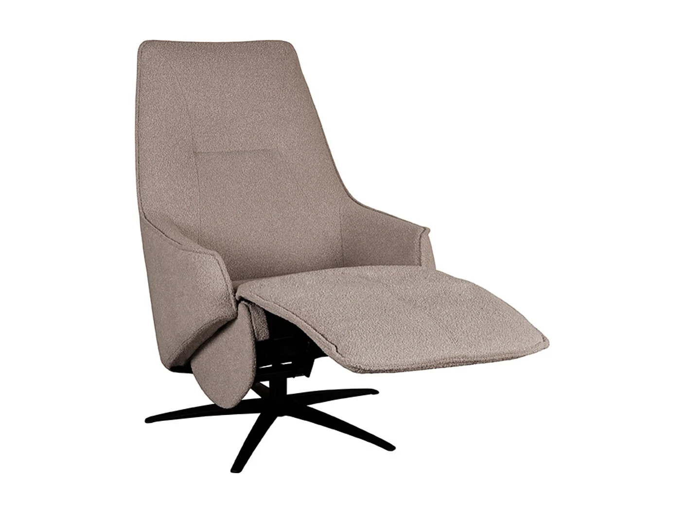 Fauteuil Odense - Taupe - Micro Suede - Elektrisch - 87x68x110 cm