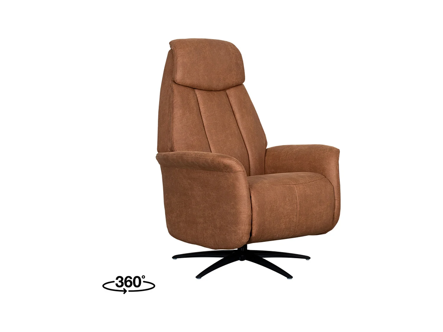 Fauteuil Oslo - Cognac - Micro Suede