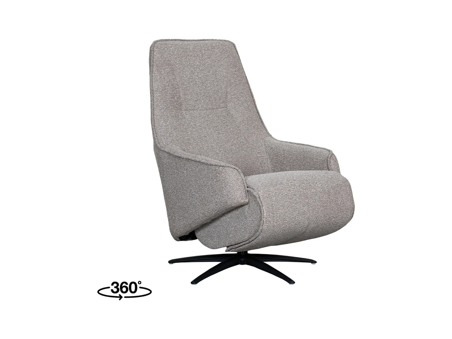 Fauteuil Odense - Gris truffe - Boucle