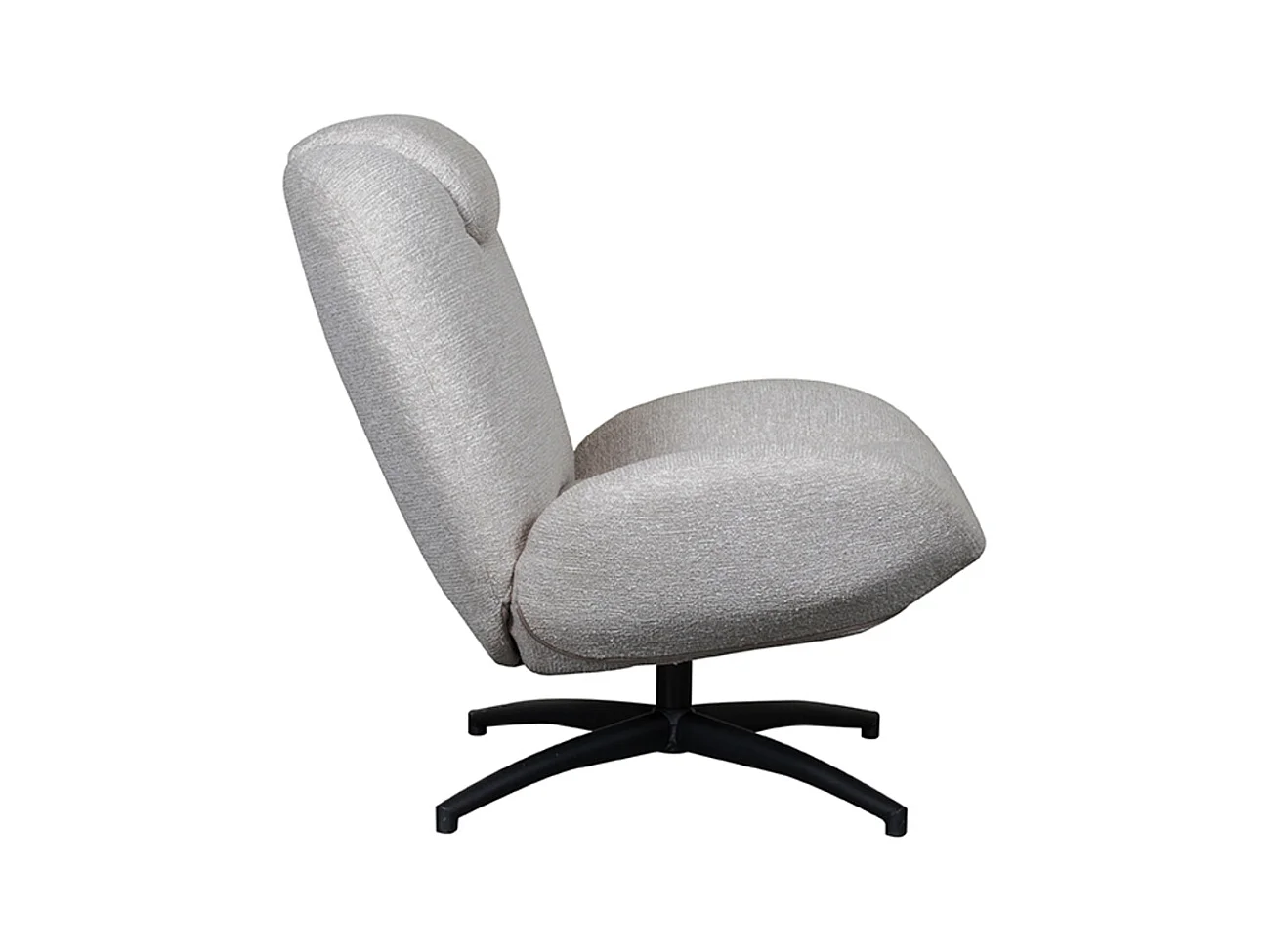 Fauteuil Clayton - Naturel - Tissu