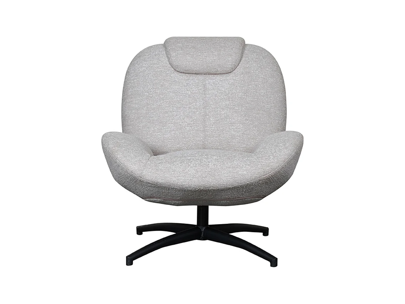 Fauteuil Clayton - Naturel - Tissu