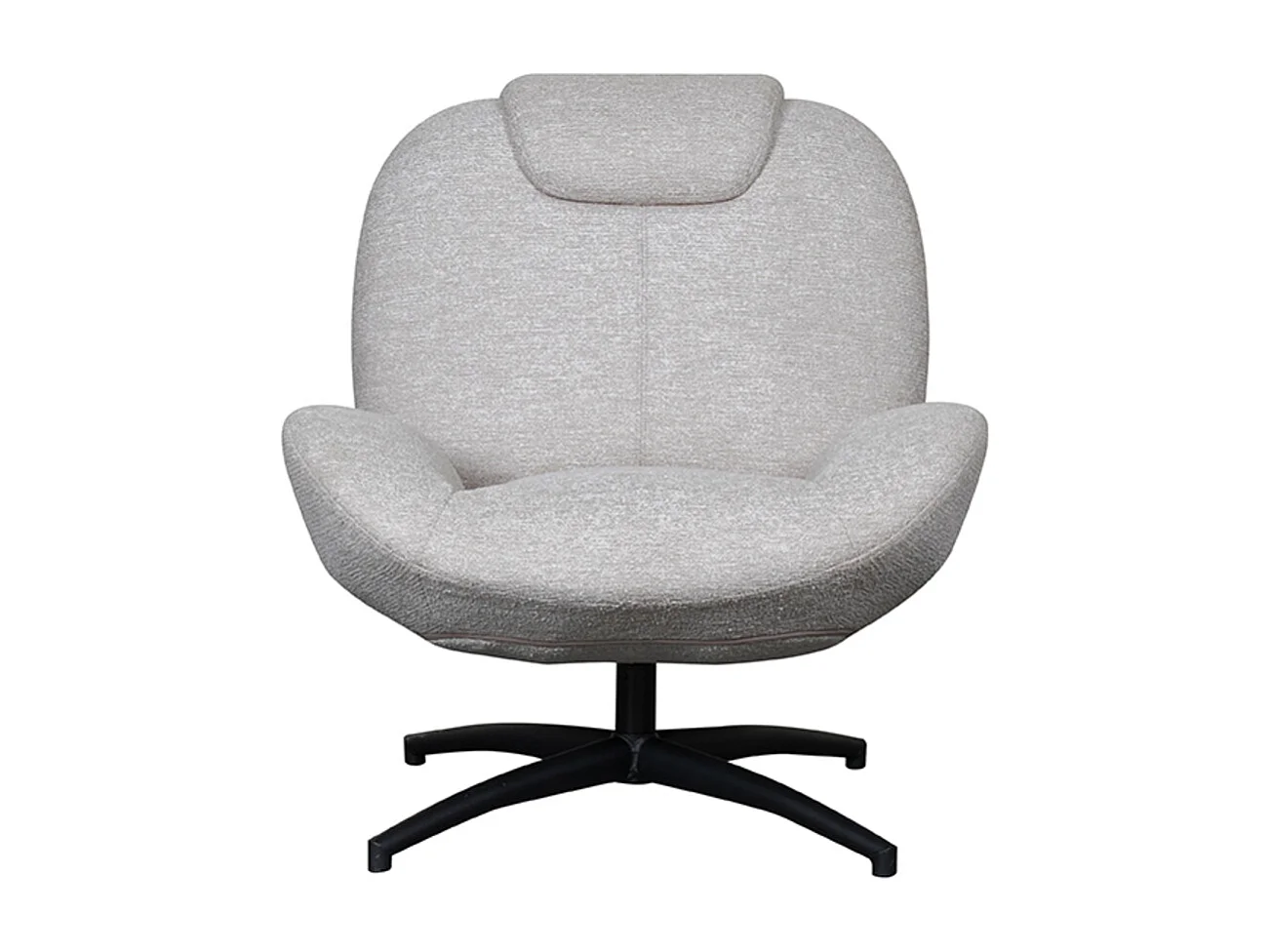 Fauteuil Clayton - Naturel - Tissu