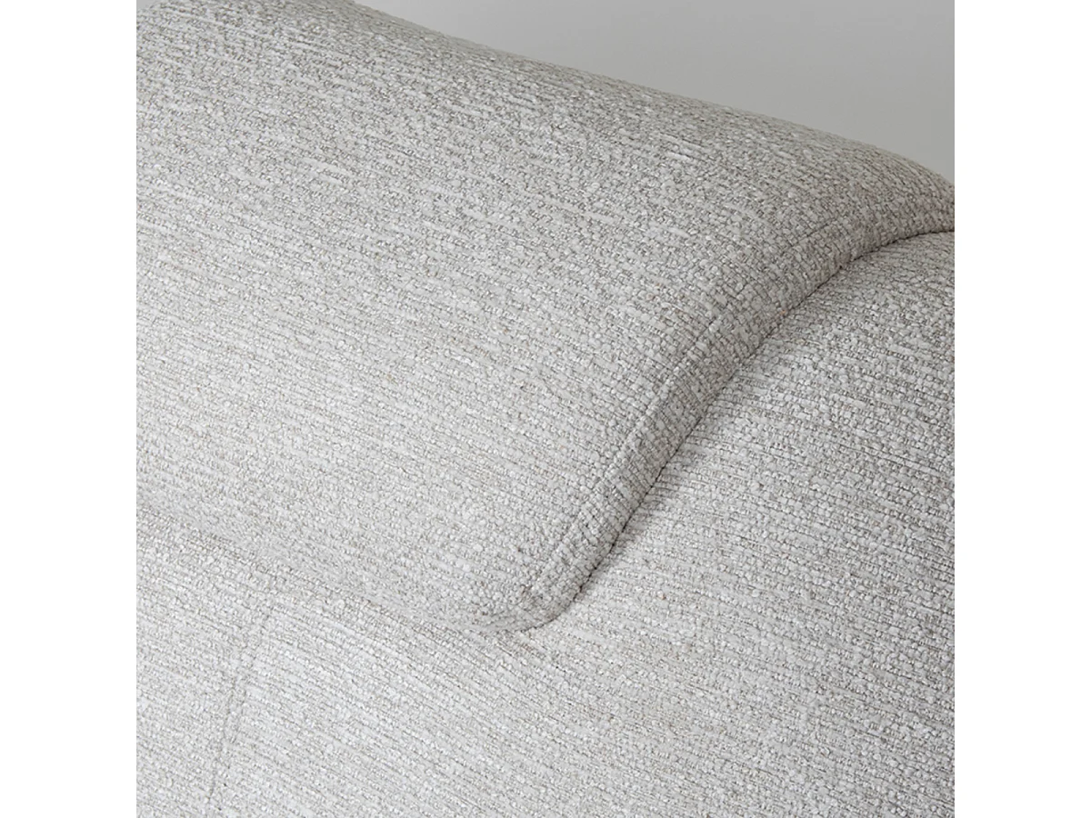 Fauteuil Clayton - Naturel - Tissu