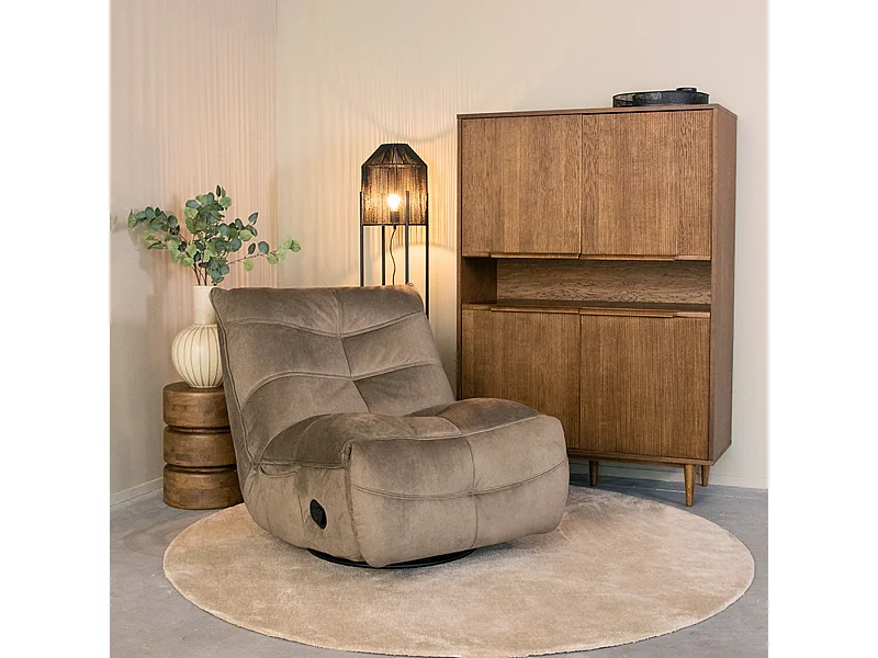 Fauteuil Take It Easy - Taupe - Cosmo