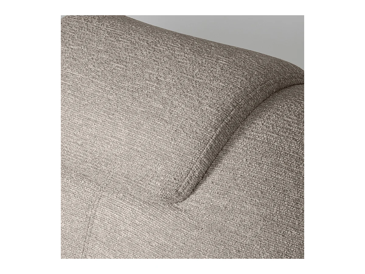 Fauteuil Clayton - Taupe - Tissu