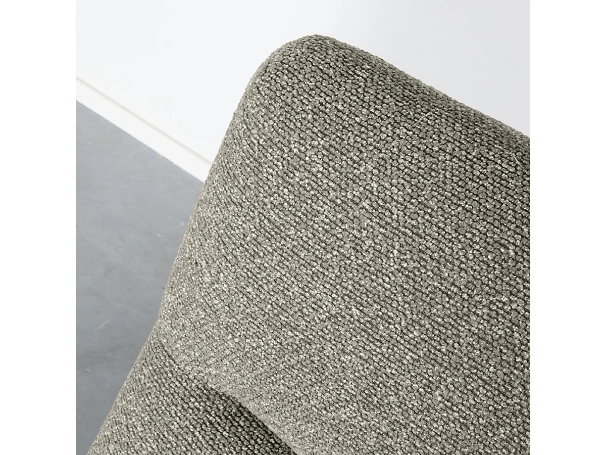 Fauteuil Calix - Gris truffe - Boucle