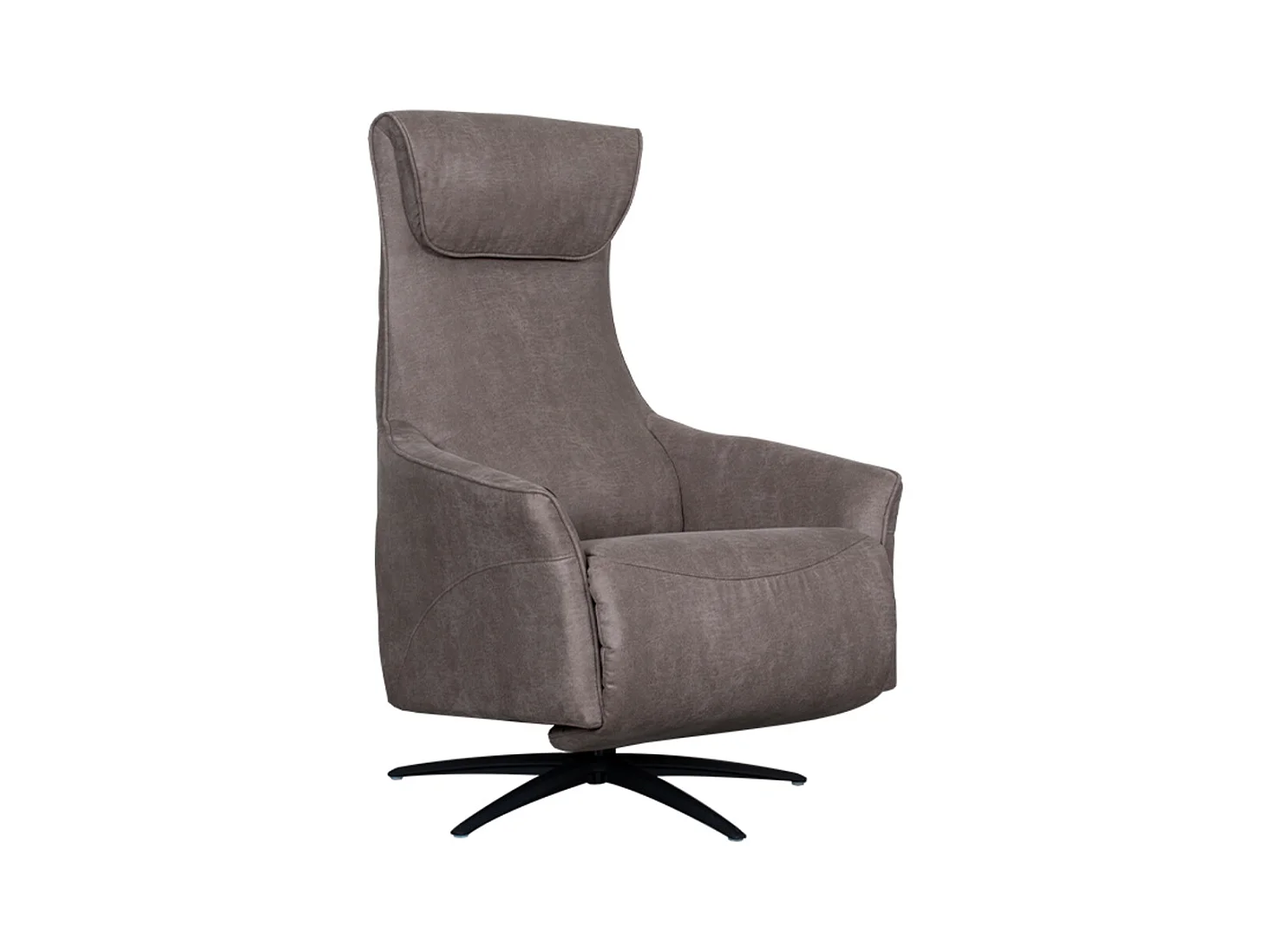 Sessel Lund - Taupe - Mikro-Wildleder