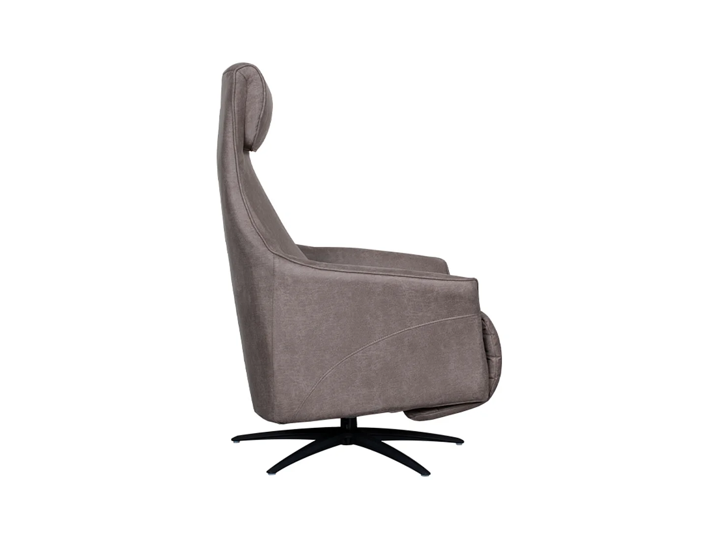 Sessel Lund - Taupe - Mikro-Wildleder