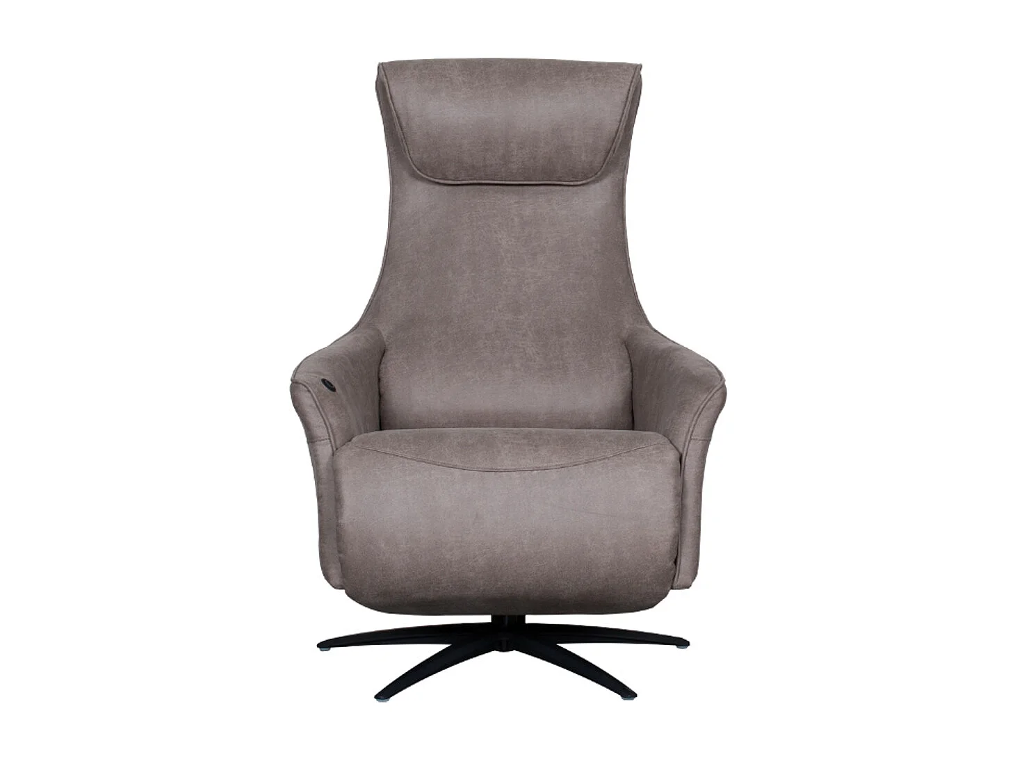 Sessel Lund - Taupe - Mikro-Wildleder