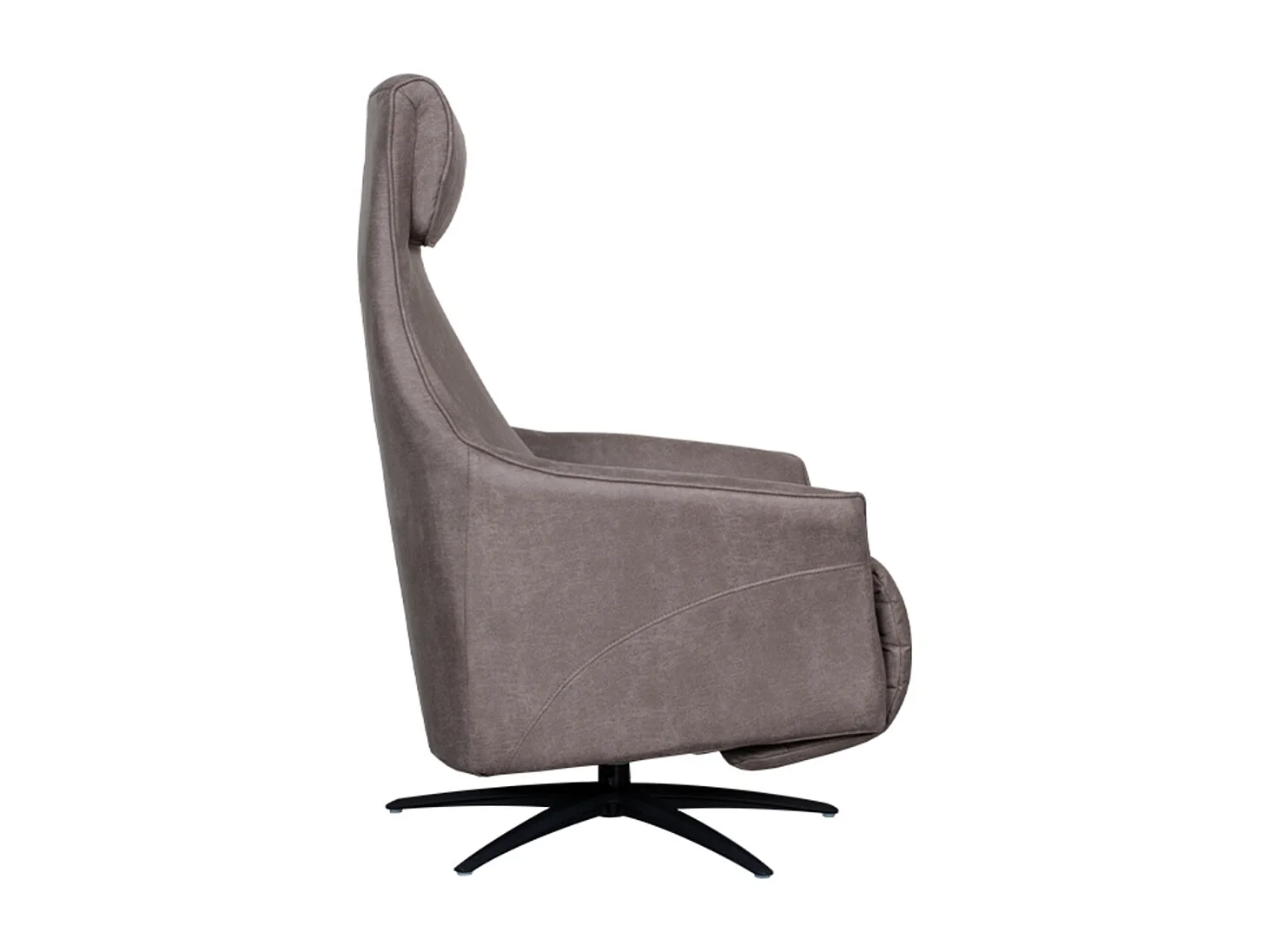 Sessel Lund - Taupe - Mikro-Wildleder