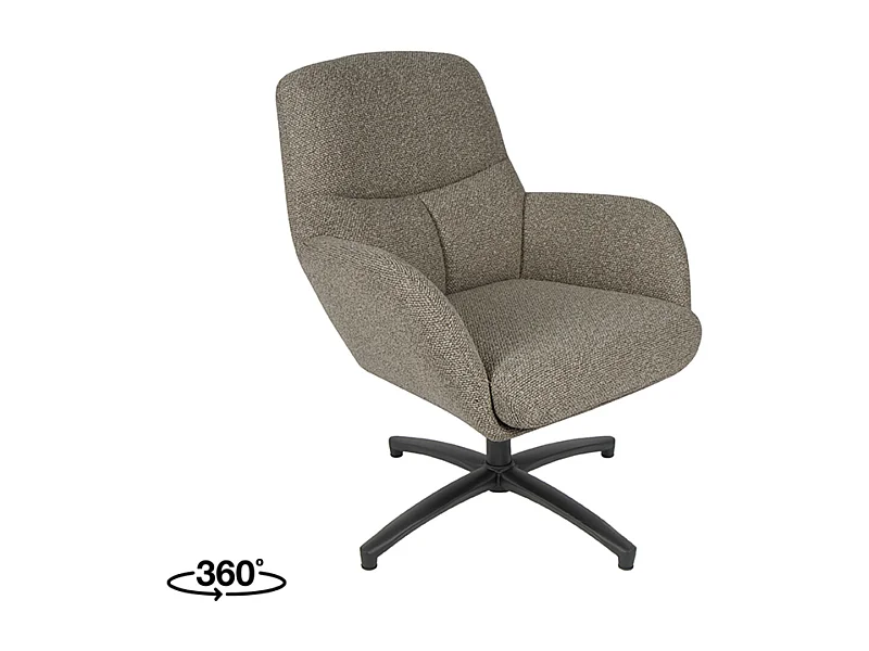Fauteuil Chill Zone - Truffel grijs - Boucle
