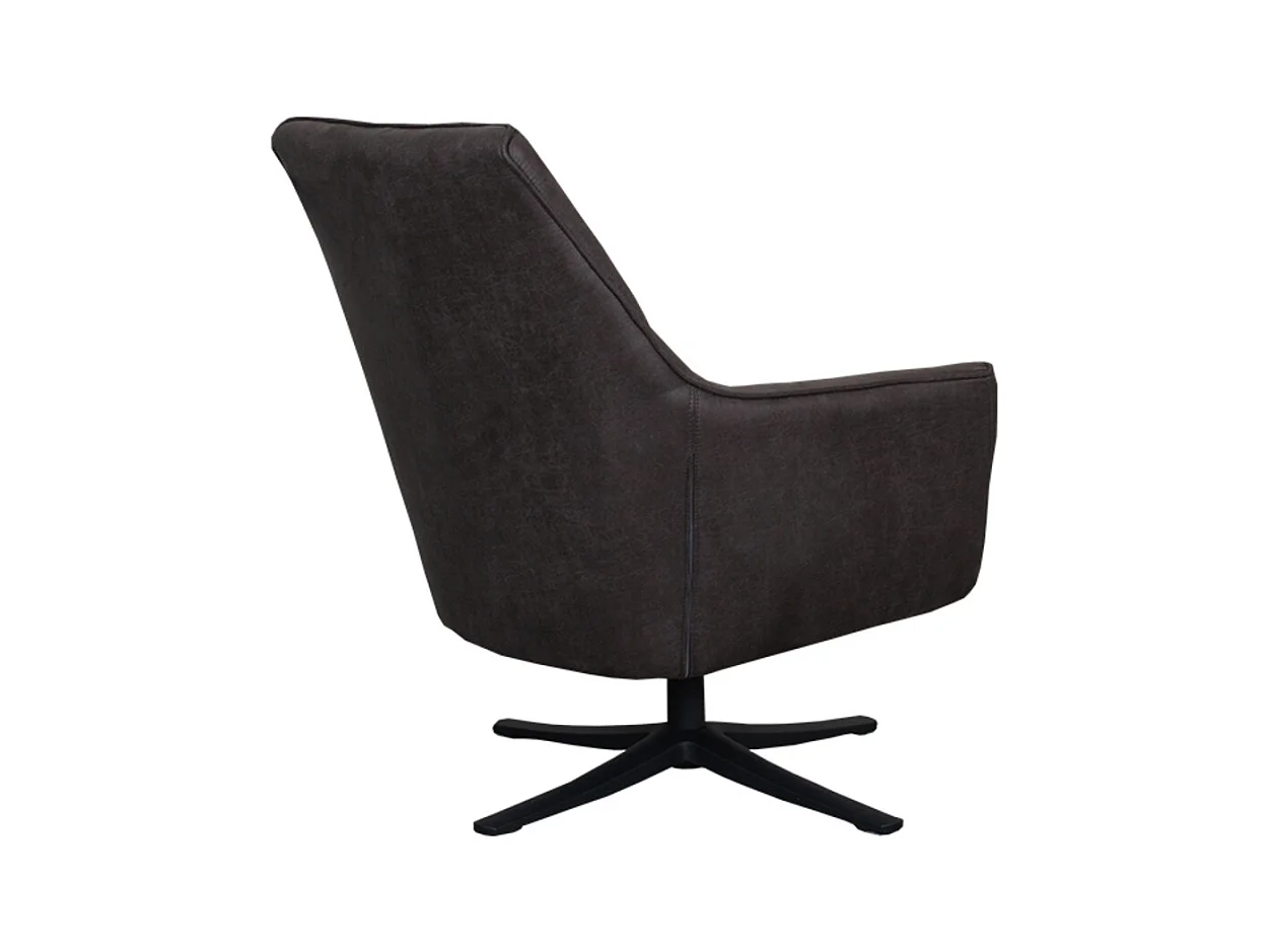 Fauteuil Tod - Anthracite - Micro Suede