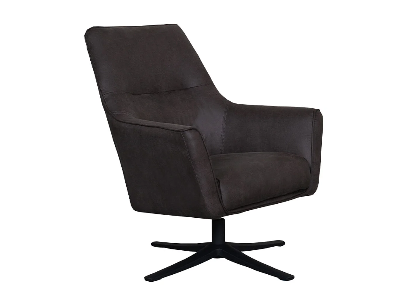 Fauteuil Tod - Anthracite - Micro Suede