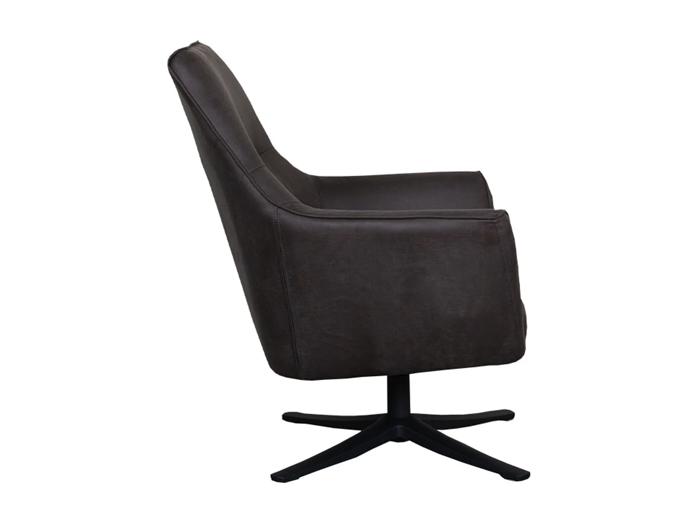 Fauteuil Tod - Anthracite - Micro Suede