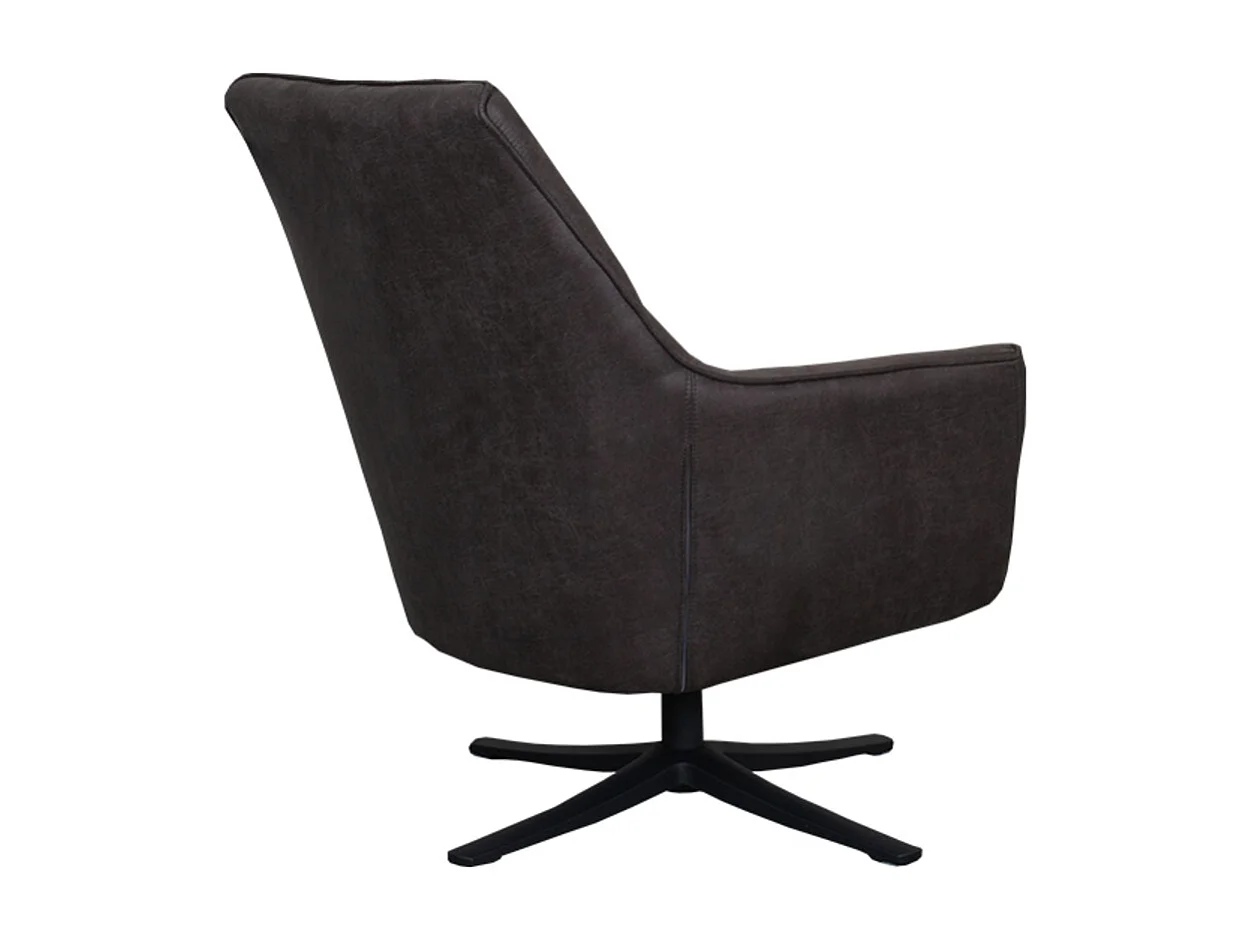 Fauteuil Tod - Anthracite - Micro Suede